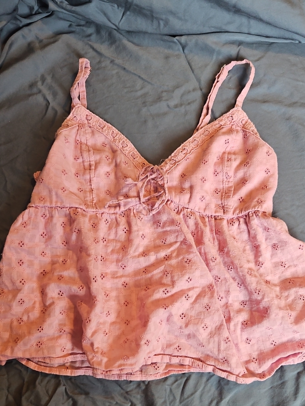 Bubblegum Pink Hollister Babydoll Top